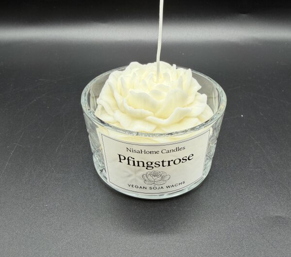 Pfingstrose Duftkerze