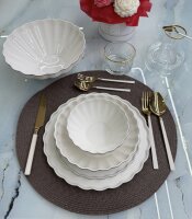 Geschirrset 25-tlg Tanja Silber