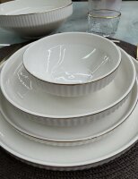 Geschirrset 25-tlg Claudia Gold